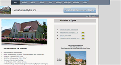 Desktop Screenshot of heimatverein-oythe.de